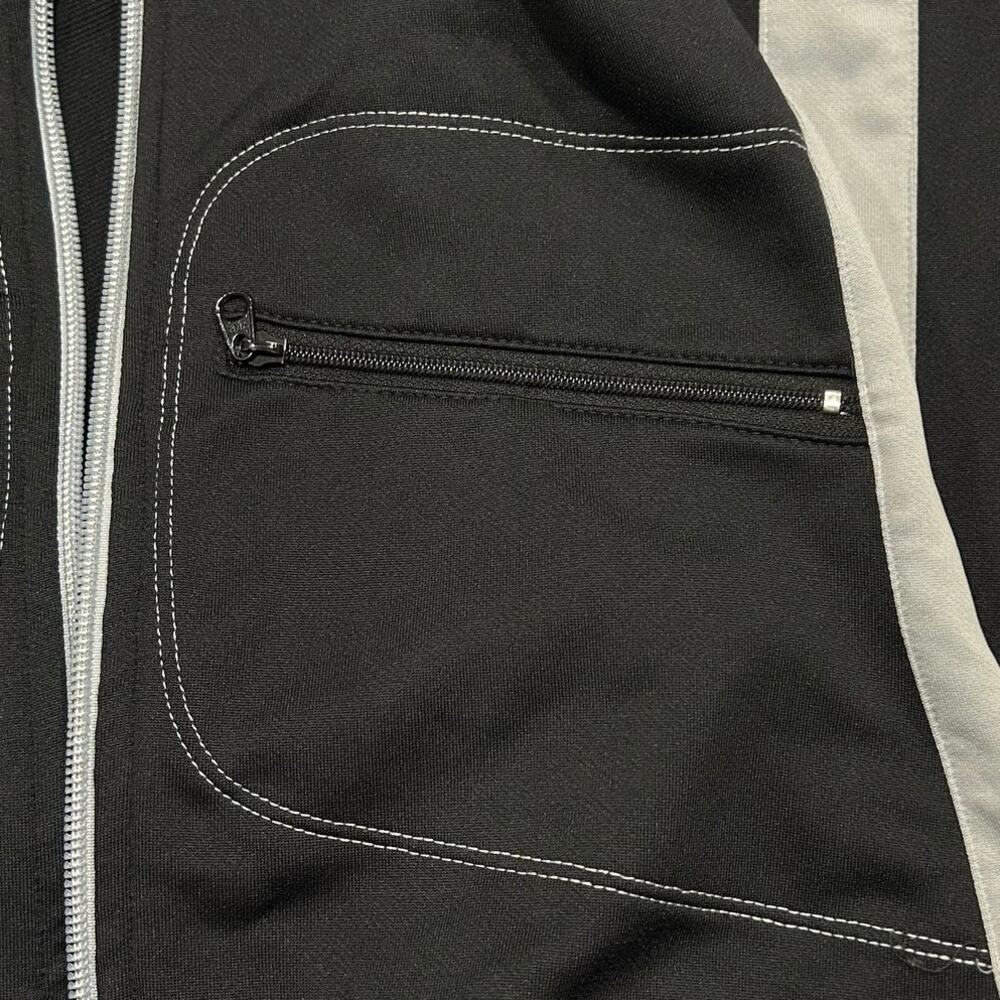 Alo Yoga Cool fit Long Sleeve Full Zip Jacket Women’s Size Medium Black & Gray - Picture 6 of 13